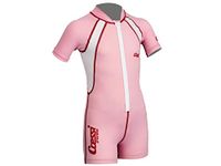 Cressi Unisex Teen Short Sleeves Wetsuits, Pink, Large 4/6 Years US