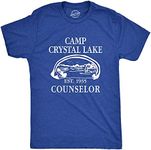 Crazy Dog Mens T Shirt Camp Crystal