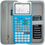 Scientific Calculator with Graphing, Includes Carrying Case, for College and High School Students, Calculus, Algebra, Geometry, Trigonometry, Statistics, Physics, Chemistry, Blue