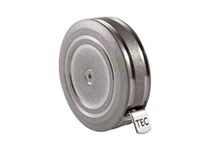 TEC Accessories Ti-Tape Titanium Retractable Tape Measure - Stonewashed Finish - 3 Foot User-Replaceable Tape - Pocket Size - Imperial and Metric - Keychain Clip - Lightweight - Everyday Carry