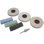 AB Tools Budget Polishing Kit Coarse/Medium and Fine Mops 4" POL03