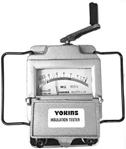 Yokins Hand Driven Generator Type Insulation Tester, Megger 500V, 200 Mega ohms, Metal Body