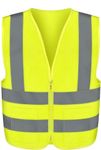 Neiko 53962A High Visibility Safety Vest with 2 Pockets, ANSI/ISEA Standard | Color Neon Yellow Size L