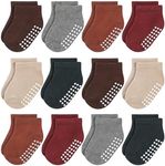 JAKIDAR 12 Pairs Baby Socks Non-Sli