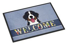 Caroline's Treasures BB1423MAT Bernese Mountain Dog Welcome Door Mat, Indoor Rug or Outdoor Welcome Mat 18x27 Doormat, 18H X 27W, Multicolor