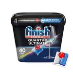 Finish Power Ball Quantum Ultimate Dishwasher Detergent Tabs, Scrubs, Degreases, Shines, Ultimate Clean & Sine 1st time everytime, 40 Tabs