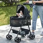 Zoosky 3 in 1 Folding Dog Stroller,