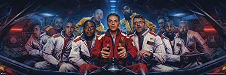 Logic Merch The Incredible True Story Album Cover Art Spacesuits Rap Posters Rapper Merch Logic Merchandise Everybody Young Sinatra Bobby Tarantino No Pressure Cool Wall Art Print Poster 36x12