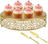 Gold Wedding Cake Stand 14 Inch, Me