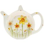 lesser and pavey LP94908 Tea Bag Tidy | Daffodils design | 1 Pc, Yellow