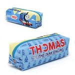 Thomas The Tank Engine Children's Character Square Rectangular Barrel Zipped Pencil Case