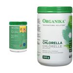 Organika Certified Organic Spirulina + Chlorella Powder Bundle