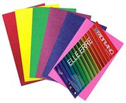 Fabriano Brustro Elle Erre Coloured Card Stock Craft Sheet Size A4, 220 Gsm.Assorted Bright 24 Sheets