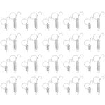 Spring Cage Door Hook, 20PCS Cage Door Spring Hook Metal Finger Spring Latch Hook for Fixing Rabbit Pet Cage Door Farming Equipment(L)