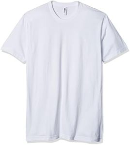 American Apparel unisex-adult Organic Fine Jersey Crewneck Short Sleeve T-Shirt