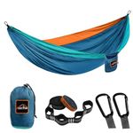 Anortrek Outdoor Hammock 2-Person 300x200 cm [250kg Load Capacity] Ultralight – Camping Accessory with Tree Straps, Breathable Nylon Travel Hammock for Hiking & Garden