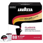 Lavazza Classico Single-Serve Coffee K-Cups for Keurig Brewer, Medium Roast, 88 capsules Value Pack, 1