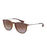 Ray-Ban Men's Erika Sunglasses, Polarized Brown Gradient, 54 mm UK