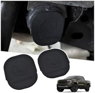 2pcs Silicone Car Frame Tube Hole Plugs for Ford Ranger 2023 2024 2025 Waterproof Frame Holes Cap Ford Ranger T9 Accessories Rear Wheel Well Cover Anti-Layer Sandproof Critter Defense