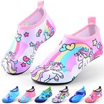 DigiHero Water Shoes for Kids Girls Boys, Swim Water Shoes Quick Dry Non-Slip Water Skin Barefoot Sports Shoes Aqua Socks for Beach Outdoor Sports