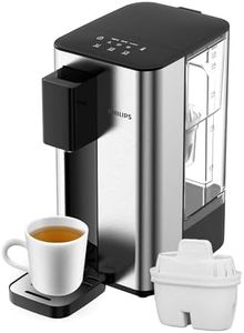 Philips Water Station, Heißwasserspender, gefiltertes Wasser heiß und natürliche Temperatur, 2,2 l Fassungsvermögen, 3 Temperatur-/Mengenvoreinstellungen, kochendes Wasser per Knopfdruck, Touchscreen