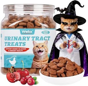 Wellix 13.5oz Urinary Tract Health Supplement Cat Treats for Indoor Cats - Chicken Flavor Kitten Snacks for Support Kidney Bladder & Urinary Health Cat Training Biscuits - Add Dandelion & Cranberry