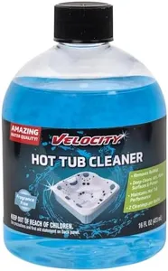 Velocity Hot Tub Cleaner – 2 Uses Per Bottle. Spa Cleaner, Removes Buildup for Instant Clear Water