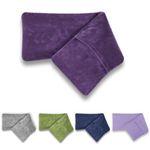 Microwave Heat Pad with Washable Cover| Heat Packs for Relaxation | Wheat Bags Microwavable for Pain Relief in Muscles, Joints & Cramps 44×13.5cm | Soft Weighted Neck Warmer for Hot/Cold Compress