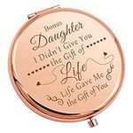 Daughter In Law Wedding Day Gift Compact Makeup Mirror Daughter In Law Gift From Mother in Law Bonus Daughter Stepdaughter Gifts Travel Makeup Mirror Adoption Gifts Compact Mirror Birthday Gifts