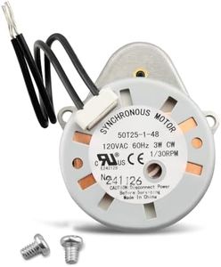 18743-1 Timer Motor Fit for Fleck 5600 2500 2510 2750 9000 9100 9500 3200 3210 Control Valve with Mounting Screws, Replace 18743 13400 13944
