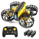 Holy Stone HS450 Mini Drone, Hand Operated and Remote Control Nano Quadcopter for Kids, with 3 Batteries, Throw to Go, 3D Flips, Obstacle Avoidance, Circle Flying, Altitude Hold, Toys Gift Ideas