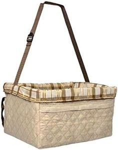 PetSafe Happy Ride Gesteppter Hundesitz für Autos, Einfach verstellbares Band, Strapazierfähige, einfach zu reinigende und waschmaschinenfeste Fleece-Einlage, Für Hunde bis 11 kg, Gesteppt