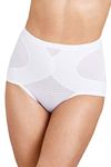 Miss Mary of Sweden Diamond Women's High Waist Tummy Control Panty Girdle White