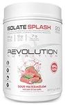 Revolution Nutrition, Isolate Splash, Clear Whey Protein Powder, Juice-Type Protein, Candy Flavour, Collagen, 24g Of Protein Per Scoop, Zero Sugar, 817g, 23 Servings (Sour Watermelon, 1.8 Pound)