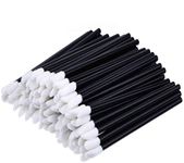 200Pcs Disposable Lip Brushes, BetterJonny Black Lip Applicators 9cm Lip Gloss Applicators Makeup Lip Wands Lipstick Applicator