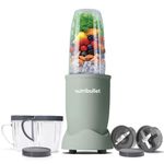 Nutribullet PRO 900W, 12 Pcs Set, USA #1 Mixer/Grinder/Smoothie Maker, "The Original Nutribullet", Food Processor, Best Blender, 3 Unbreakable Jars, 2 Blade Set - Wet & Dry (900W Jade)