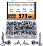 CASAON 570Pcs Self Tapping Screws A