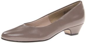 Hush Puppies Women's Angel II Pump,Putty Smooth, 12 W US
