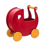 MOOVER® Baby Doll Wooden Pram in Re