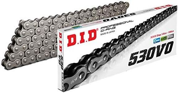 DID (530VO-120) Steel 120 Link Professional V Series O-Ring Chain with Connecting Link