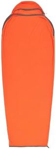 Sea to Summit Reactor Extreme Sleeping Bag Liner, Spicy Orange, Mummy with Drawcord