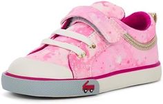 See Kai Run - Kristin Sneaker for Little Kids, Hot Pink/Stars, Toddler 7