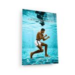 WallsDecor MUHAMMAD ALI CANVAS, Greatest Boxer Of All The Time Poster, Boxing Star Art, Ali Winning, Calm Under Pressure Motivational Sport Canvas