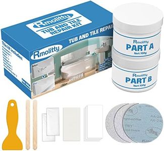 Shower Tray Repair Kit, 200g Tub, Tile and Shower Repair Kit, Waterproof and Leak-Proof Bathtub Repair Kit, Bath Repair Kit to Repair Scratches, Holes, Cracks