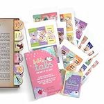 Kids Bible Tabs Girls - 66 Pieces S