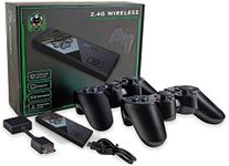 2024 New Wireless Retro Game Console | Nostalgia Stick Game | Plug & Play Retro Game Stick 4K HDMI Output, Dual 2.4G Wireless Controllers, Built in 5000+/20000+Games (32G 5000 Games)