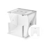 Foldio2 Plus + Front Cover + Halo Bars (15" All-in-one Portable Foldable Light Photo Shooting Studio Box with LED Lights) by ORANGEMONKIE