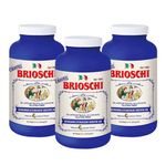 Brioschi Effervescent 8.5oz (3 Bottles) The Original Lemon Flavored Italian Effervescent - 3 Bottles