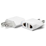 European to Canada Plug Adapter, Unidapt Europe to US/CA Plug Adapter, EU to US Plug Converter, Travel from Europe to Type A Outlet, Power Travel Adapters European to Canada, America, Mexico