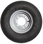 4.00 / 4.00 x 8 inch trailer wheel and tyre with 4 ply tyre and 115mm PCD. To fit these trailers only Daxara 107, Erde 121 122 and Maypole MP6812 Pt no. LMX628 PLEASE DO NOT BUY UNTIL YOU HAVE CHECKED YOUR PCD